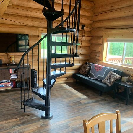 Secluded Log Cabin, 30 Min From Chena Hot Springs Pleasant Valley Exterior foto