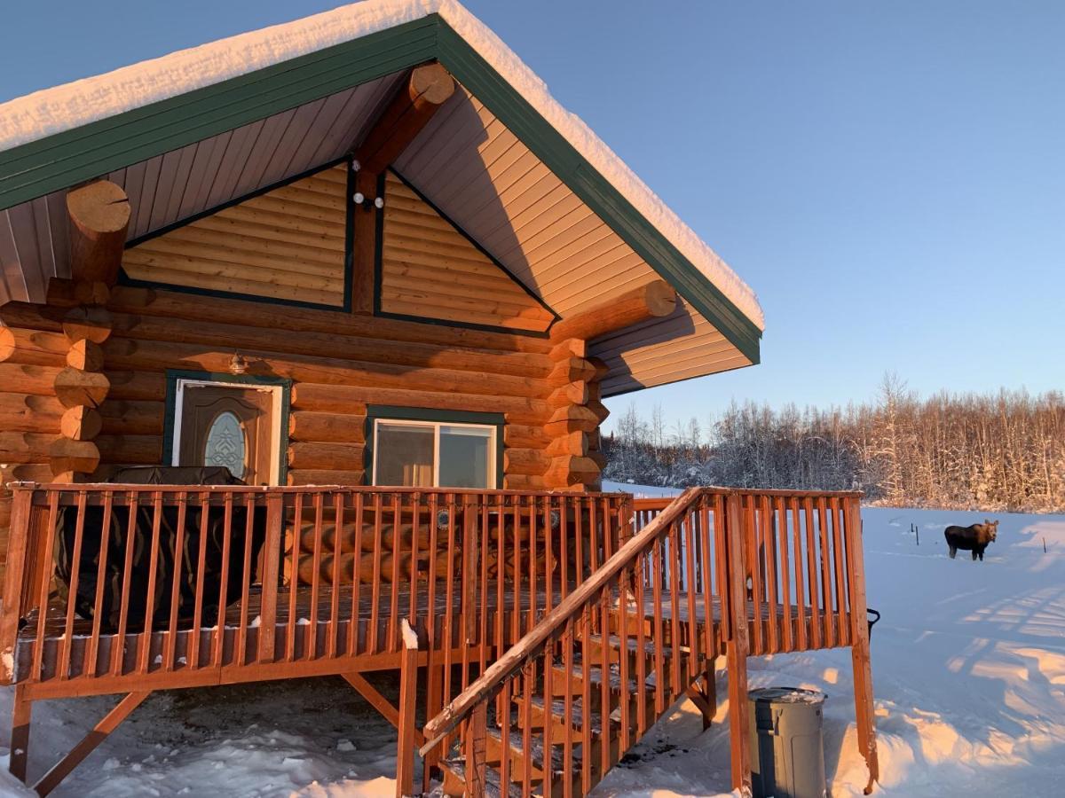 Secluded Log Cabin, 30 Min From Chena Hot Springs Pleasant Valley Exterior foto